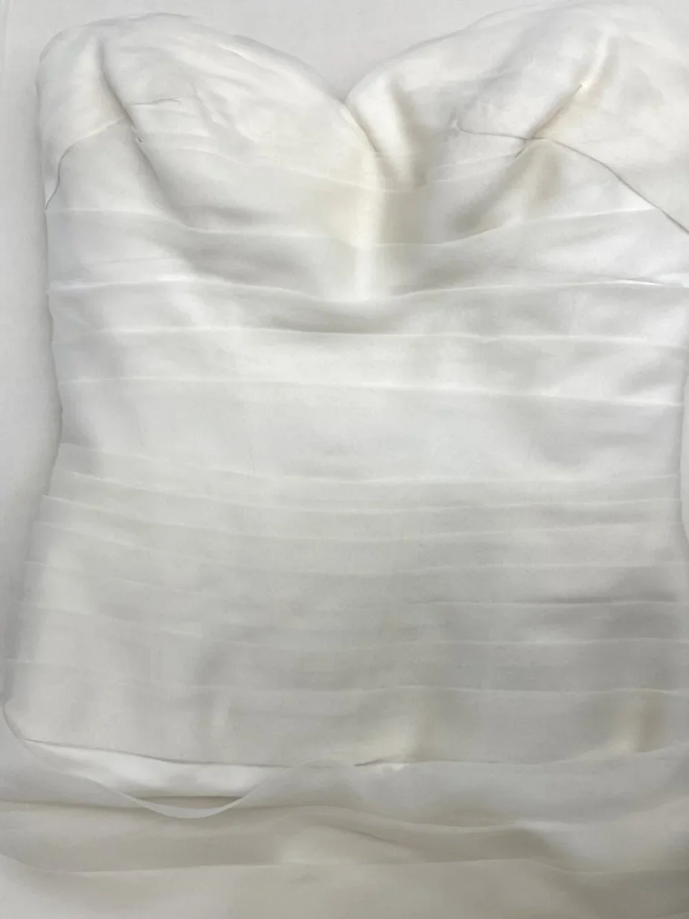 Pnina Tornai Style #4171 Kleinfeld Organza Pleated Mermaid Dress - Picture 9 of 12